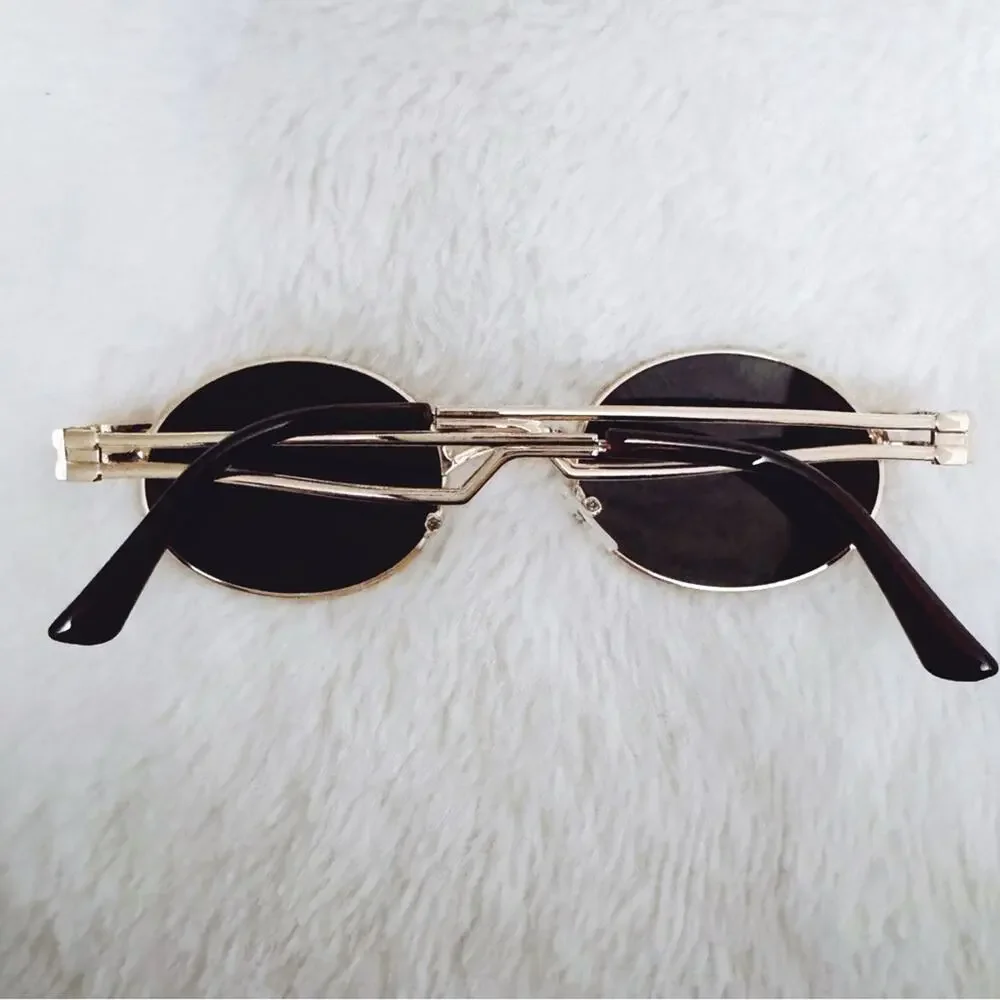 Brandon Brown Round Sunglasses
